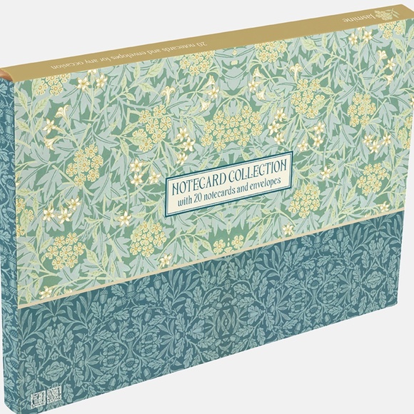 New William Morris Jasmine 20 pc Notecard Collection Set - Picture 1 of 3